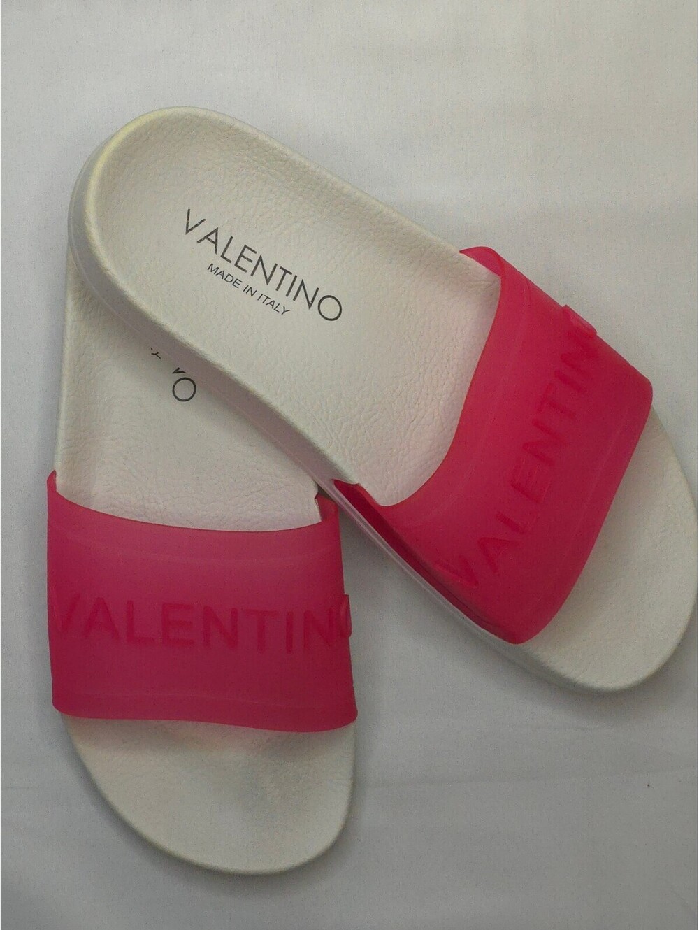 Womens Valentino by Mario Valentino Iride Logo Slide Size 8, 8.5